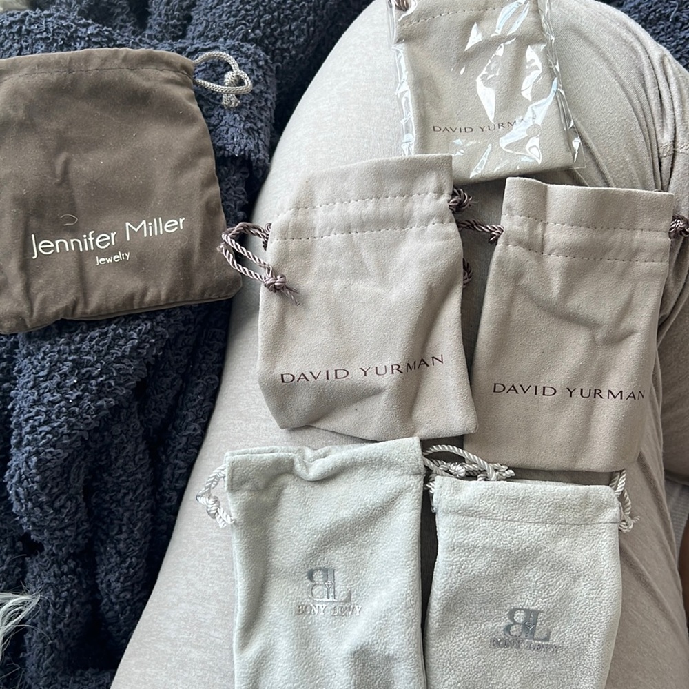 David Yurman Bony Levi pouches